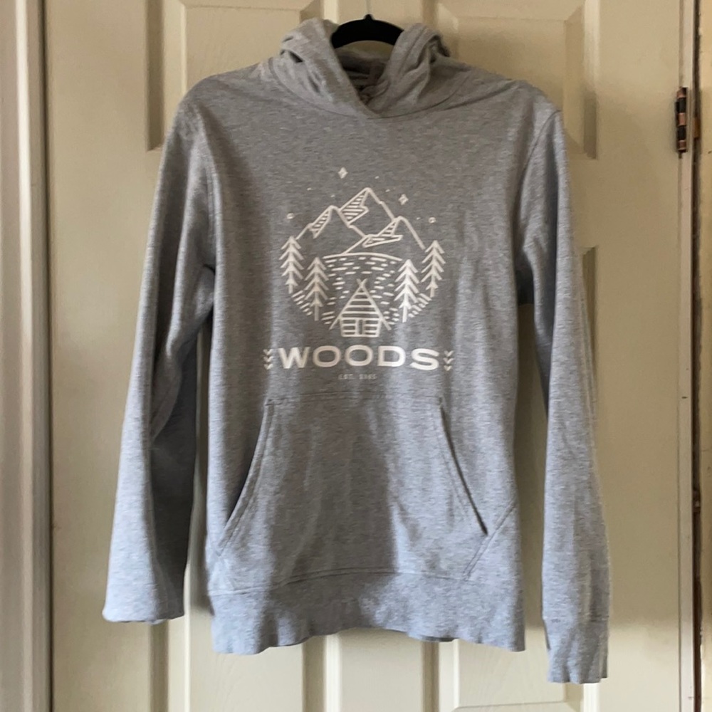 Woods mountain cabin hoodie hiking